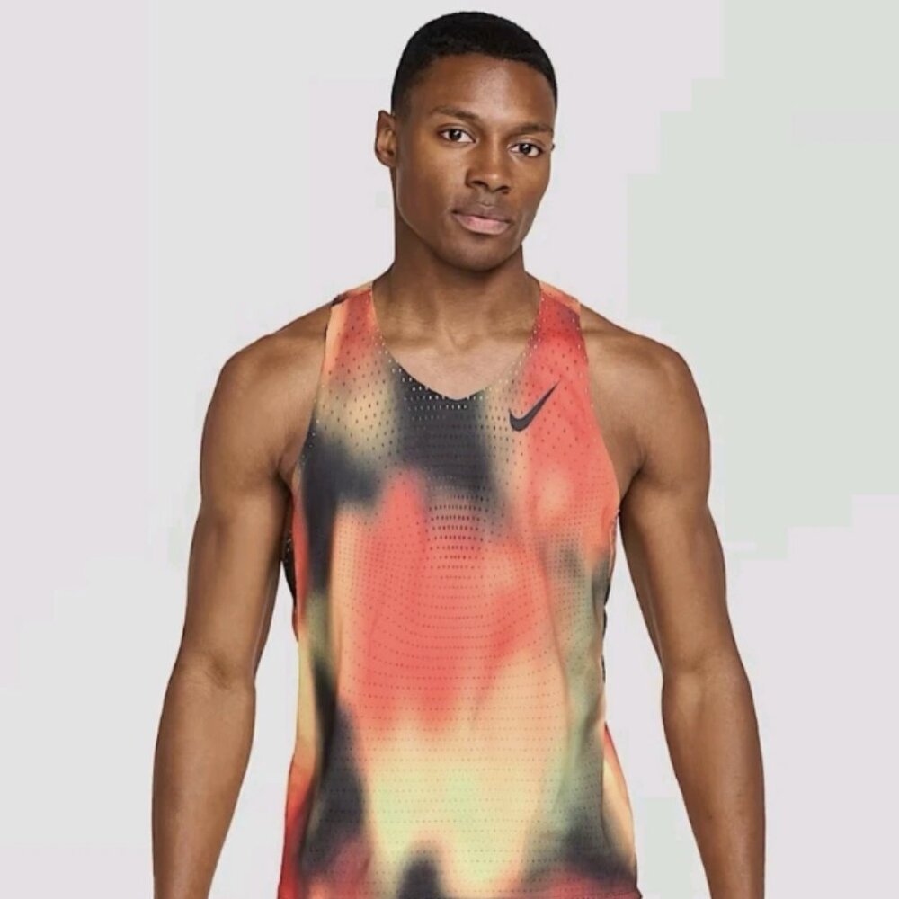 Nike DRI-FIT ADV Aeroswift Elite Entry Running Tank Mens HJ3380-736 NWT